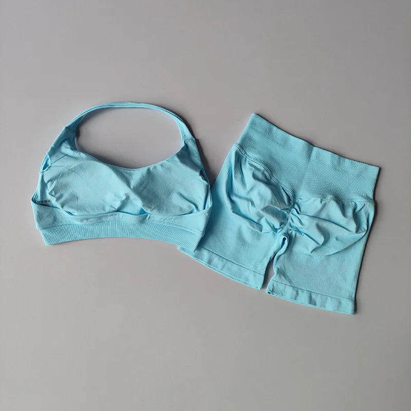 2-Piece Seamless Yoga Suit for Women