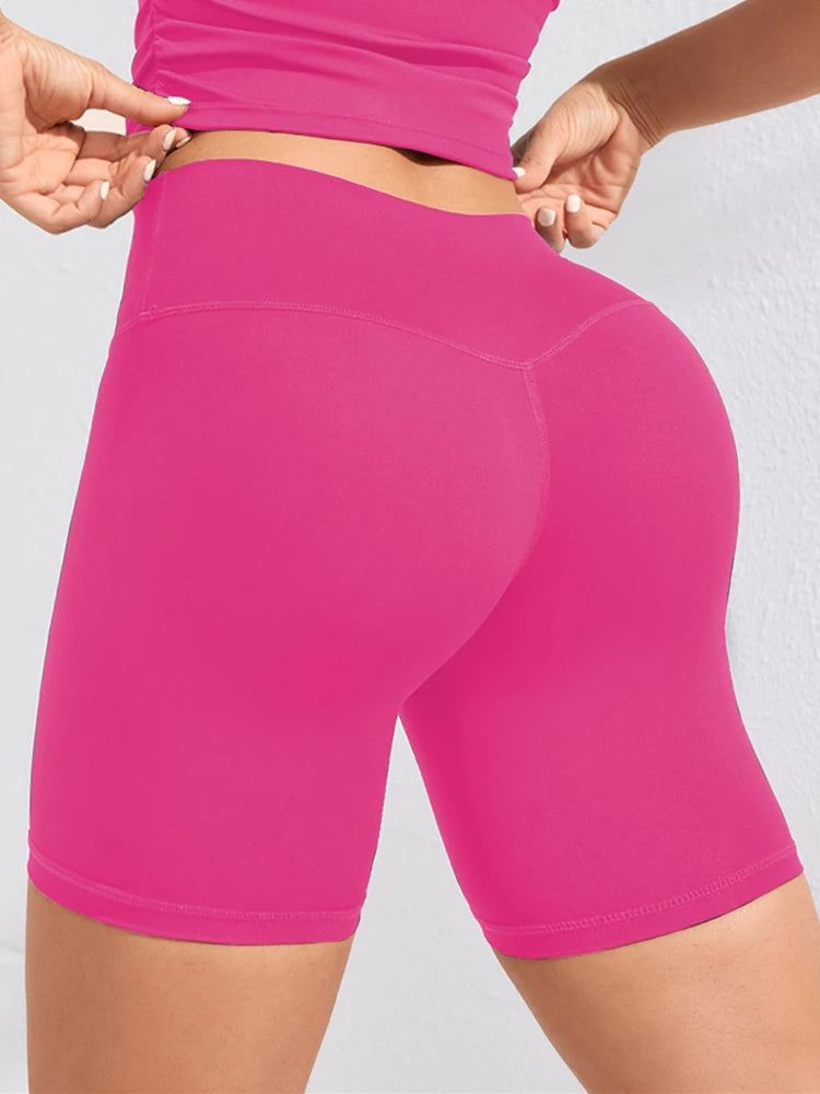 Women's Yoga & Fitness High Waist Shorts