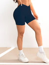 Women V Cross Waist Yoga Shorts
