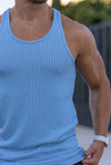 Men’s Stripe Gym Tank Top