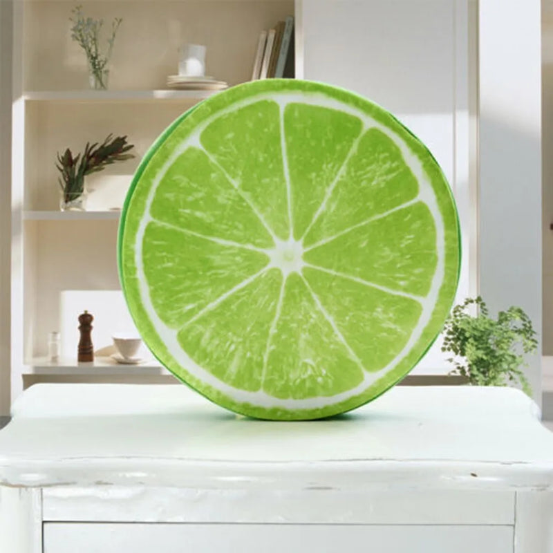 33cm Fruit-Shaped Round Cushion: