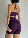 2 Pcs Yoga Sets Women High Waist Workout Outfits