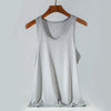 Men's Ice Silk Mesh Gym Stringer Tank Top – Transparent Bodybuilding Fitness Vest