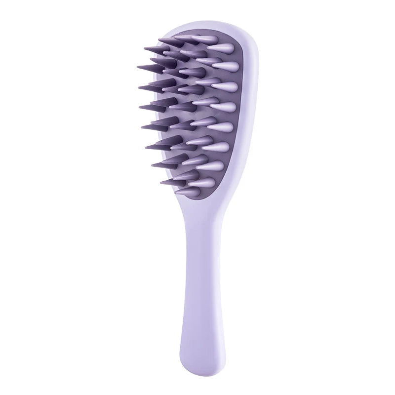 Long Handle Shampoo Brush Silicone Scalp Massage Comb