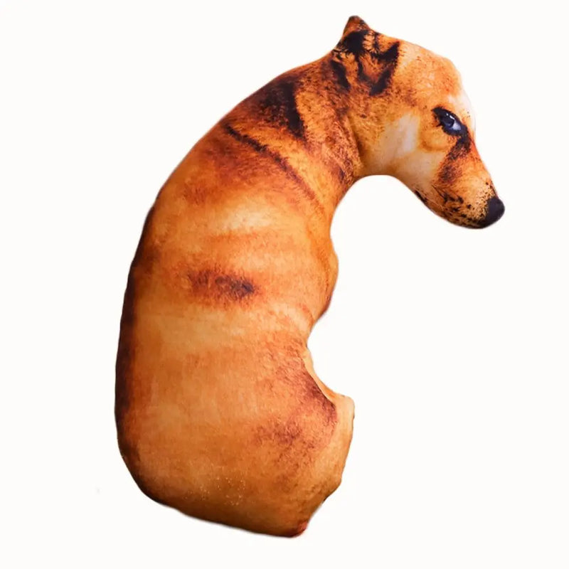 Soft Lifelike Animal Throw Pillow