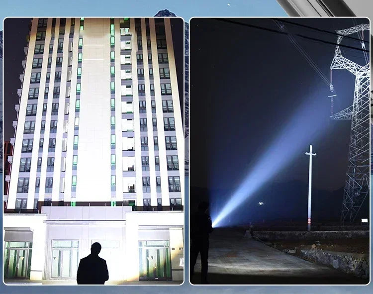 KDULIT High Power Rechargeable LED Flashlight: