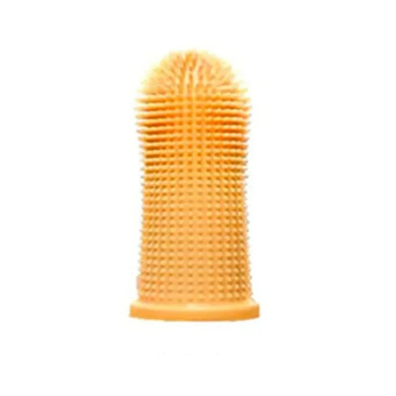 Pet Finger Toothbrush Kit for Dogs & Cats – Silicone Dental Cleaning Tool
