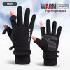 Unisex Fleece Winter Gloves – Touchscreen-Compatible, Anti-Slip Outdoor Gloves