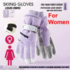 Unisex Winter Cycling Gloves – Warm Thermal Ski Gloves with Non-Slip Grip