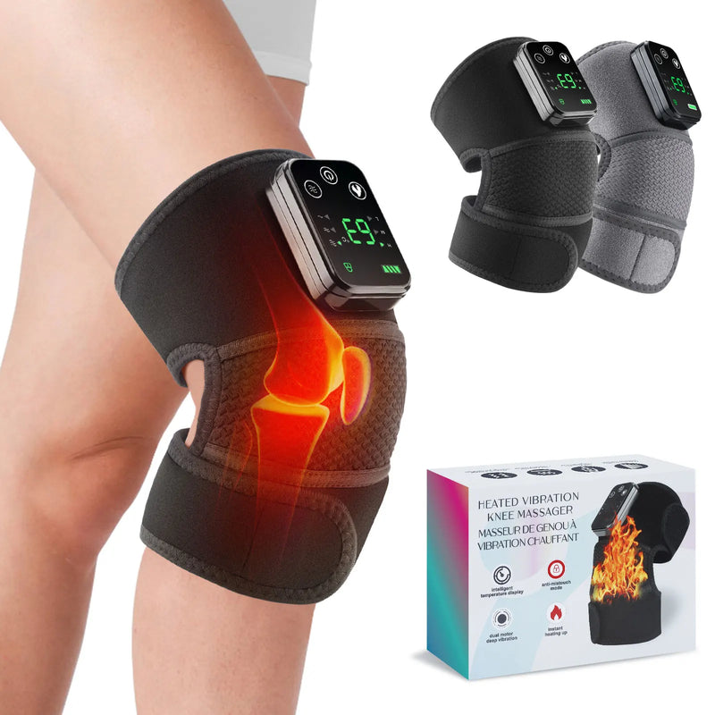 Rechargeable Electric Heated Knee and Elbow Massager with Vibration