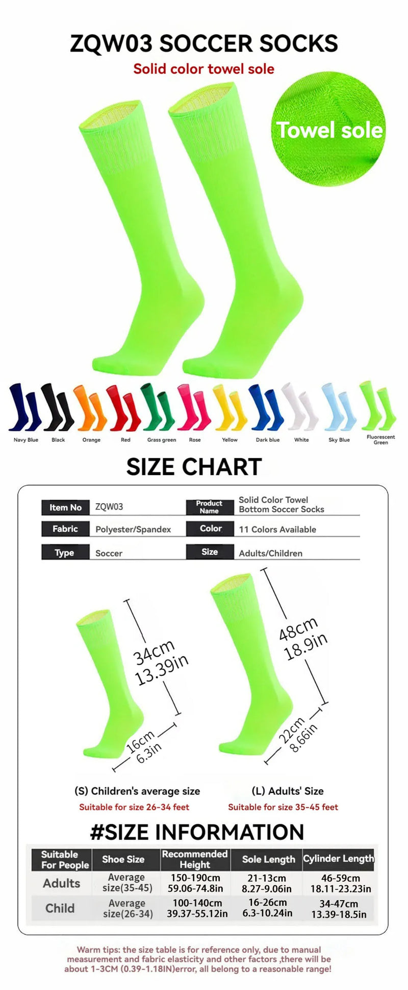 Loogdeel Football & Sports Socks – Kids & Adults