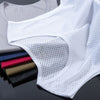 Men's Ice Silk Mesh Gym Stringer Tank Top – Transparent Bodybuilding Fitness Vest