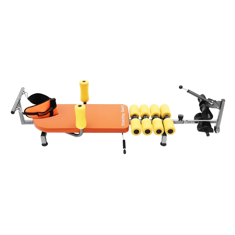Adjustable Back & Neck Stretch Bench – Spinal Stretching Workout Table