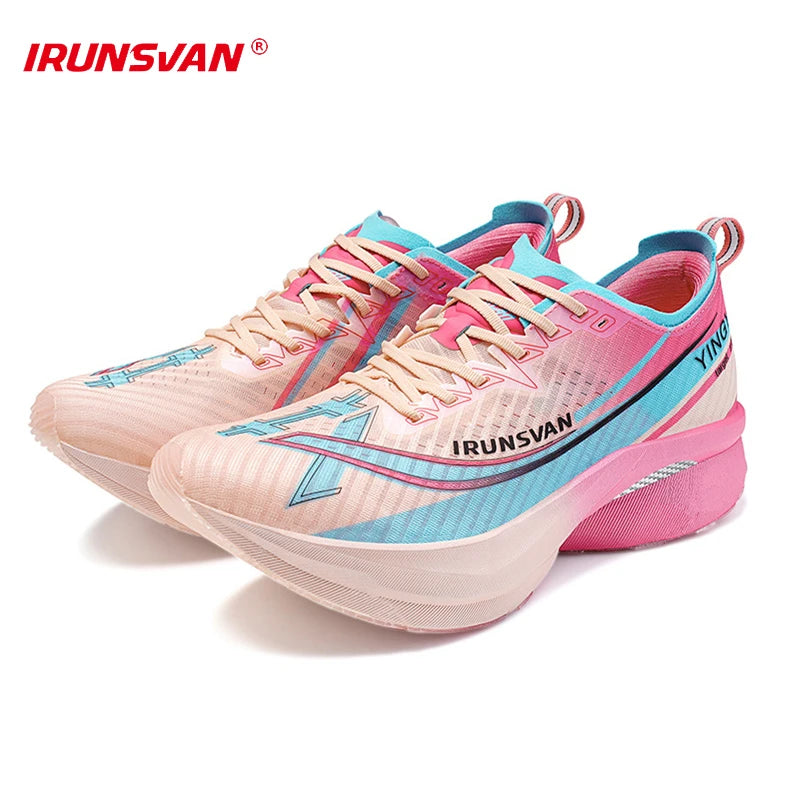 Carbon Plate Marathon Running Shoes – Lightweight Racing Sneakers with Stable Support & Cushioning
