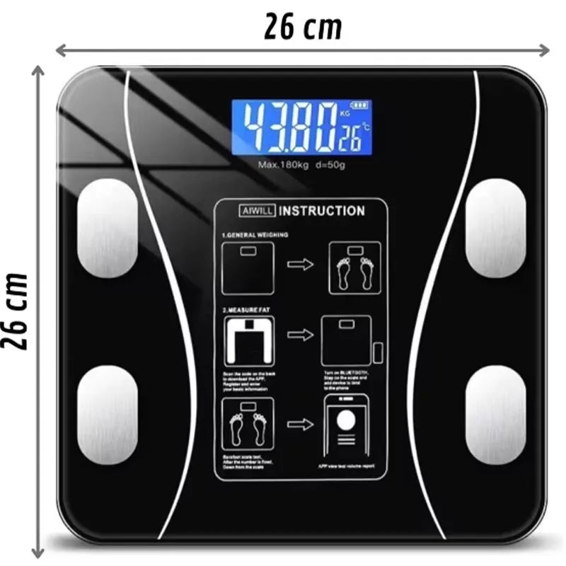 Charging Model Intelligent Body Weight Scale: