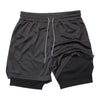 Men’s 2-in-1 Running & Training Shorts – Summer Double-Layer Sportswear