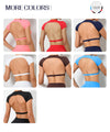 Women's Backless Muscle Back Sports Tee – Open Back Workout Yoga Training T-Shirt