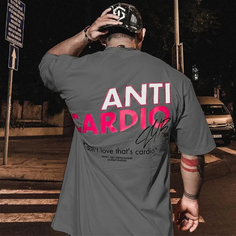 ANTI CARDIO Oversized Sports T-Shirt