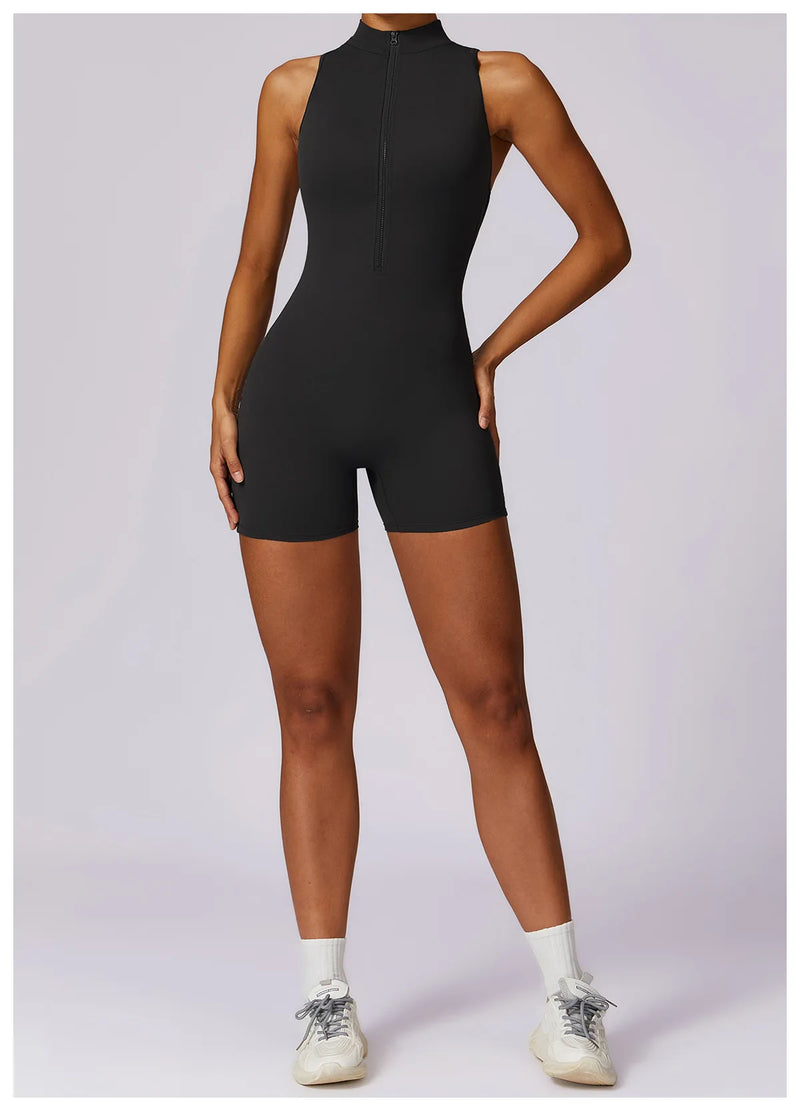 Women’s V-Back Scrunch Sports Jumpsuit