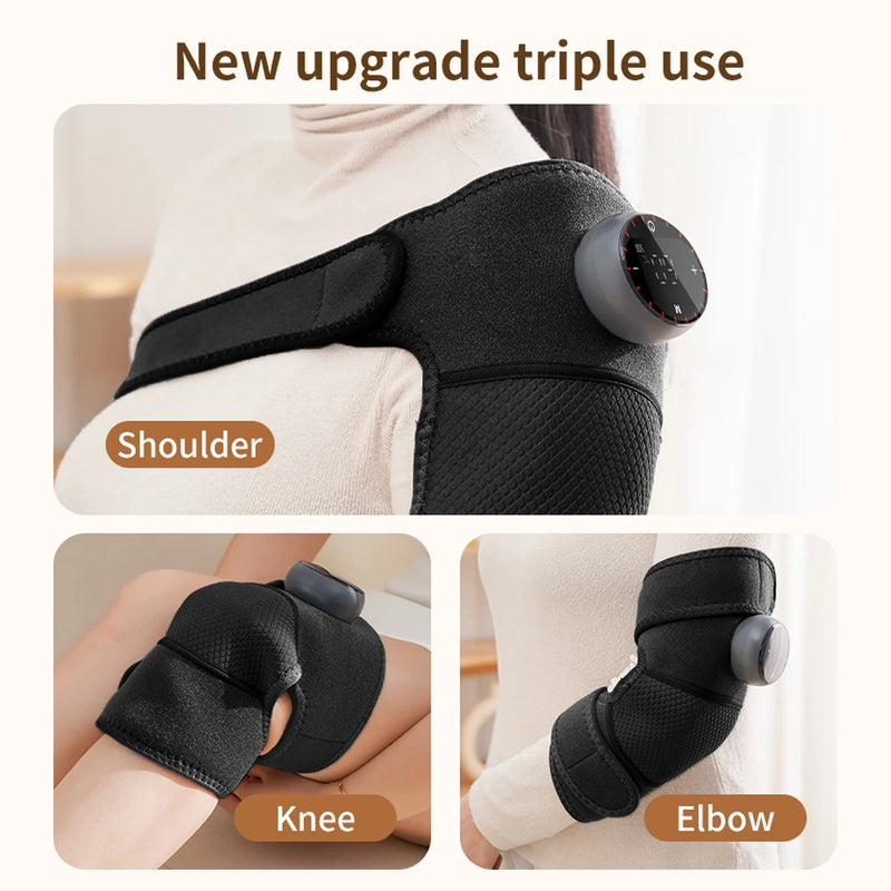 Heated Vibration Massage Pad for Knee, Shoulder & Elbow