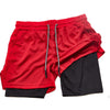 Men’s 2-in-1 Running & Training Shorts – Summer Double-Layer Sportswear