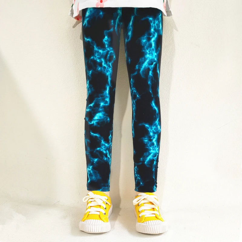Girls Printed Leggings – Cat, Flower & Leopard Slim Pants (Sizes for 2–11yrs.)