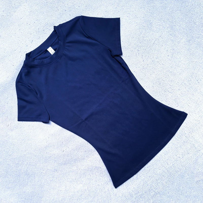 Women’s Seamless Yoga Top – Short Sleeve Sports T-Shirt for Gym, Running & Fitness