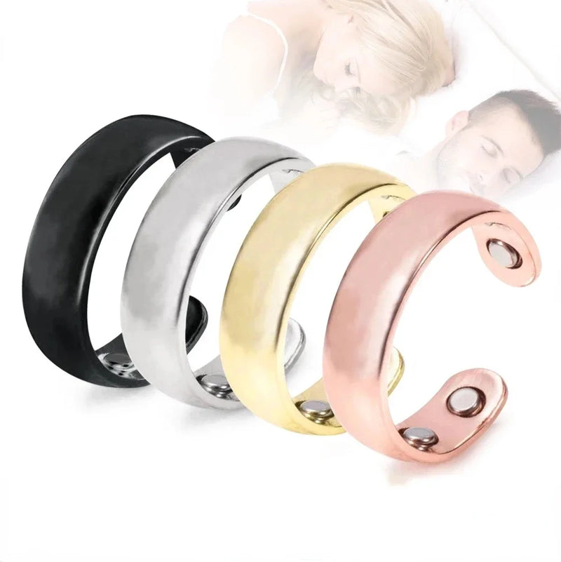 Anti Snoring Device Ring Magnetic Therapy Acupressure Treatment