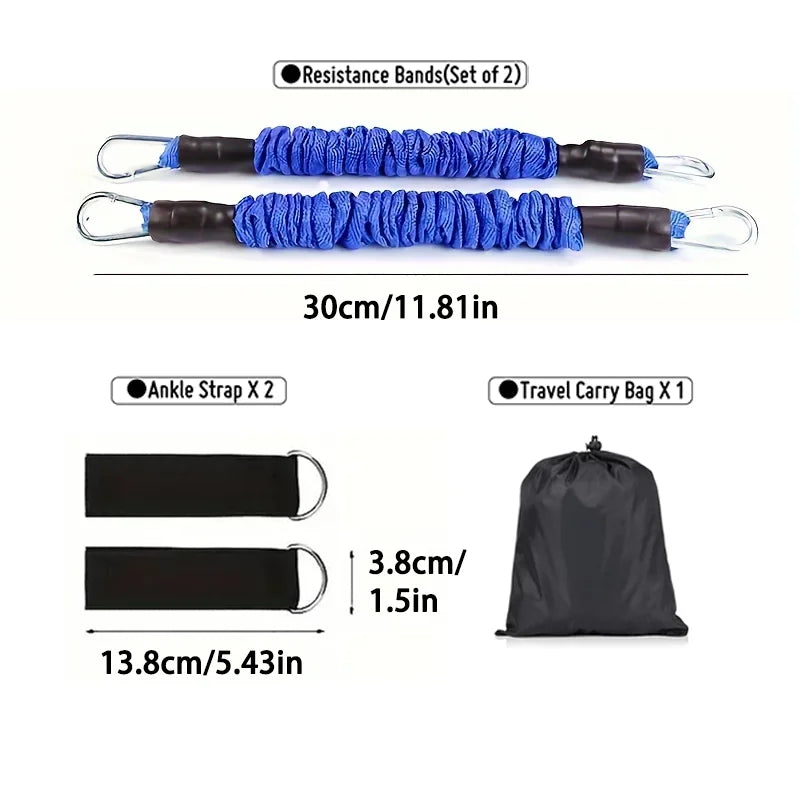 1 PC Leg Strength Trainer Foot Ring with Resistance Band