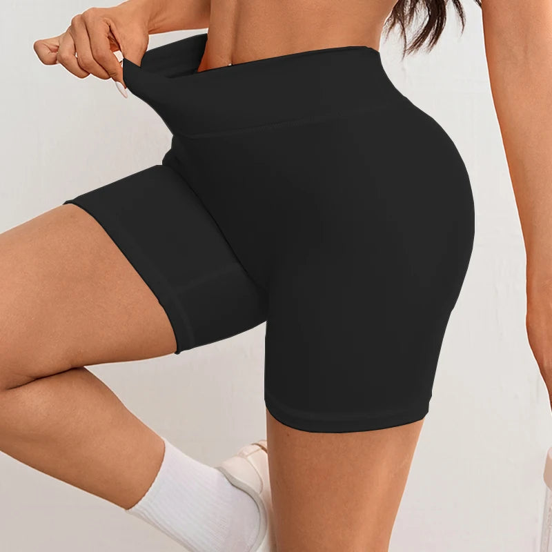 Women V Cross Waist Yoga Shorts