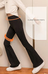 Girls’ High-Waisted Bootcut Leggings