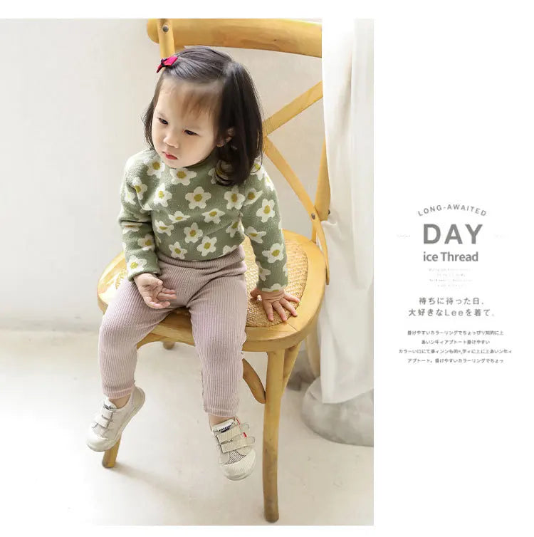 Cotton Leggings – High Waist Infant -Sizes 9-24 mo. & Sizes 3- 6