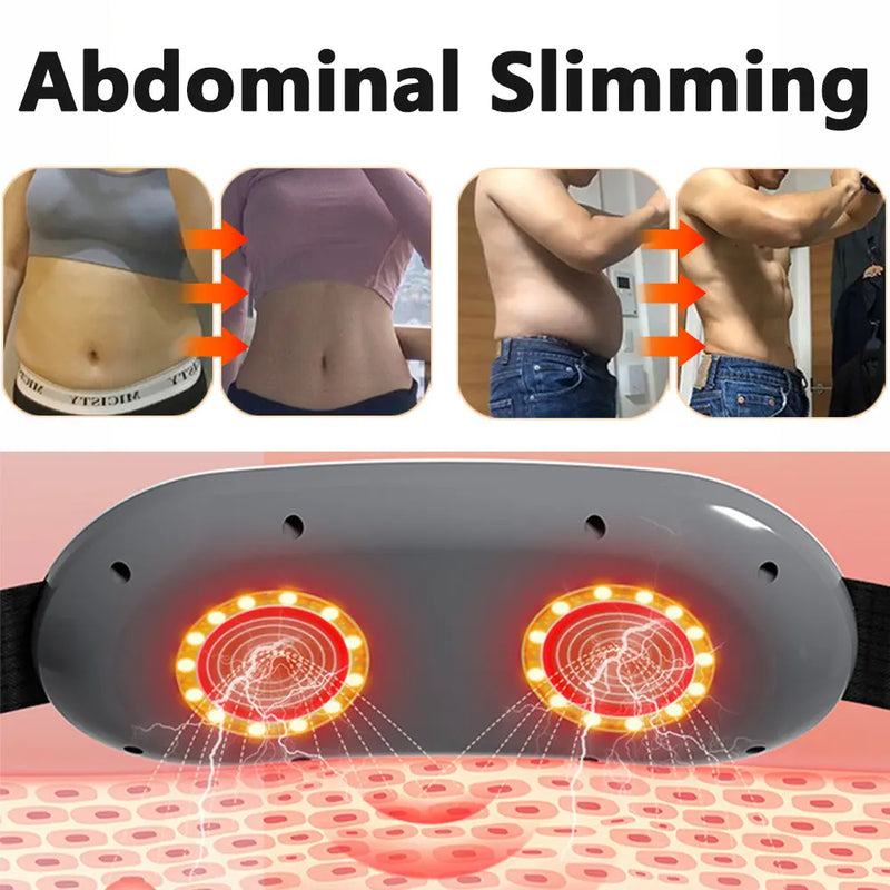 EMS Abdominal Slimming Belt – Electric Waist Trainer & Fat Burner