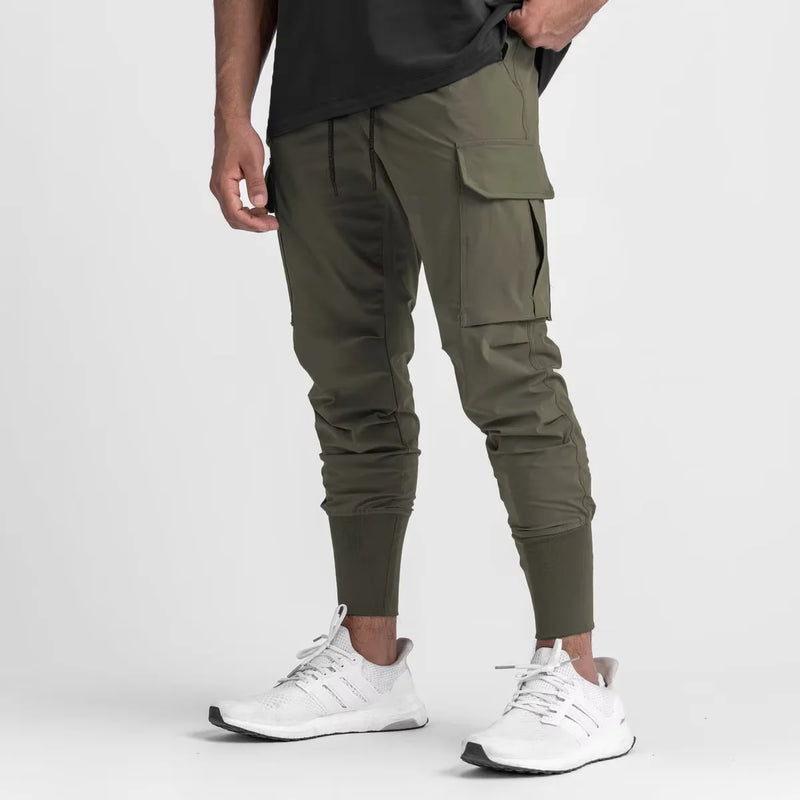 Men’s Camouflage Quick-Dry Sports Pants – Lightweight Stretch Workout Joggers for Running & Training