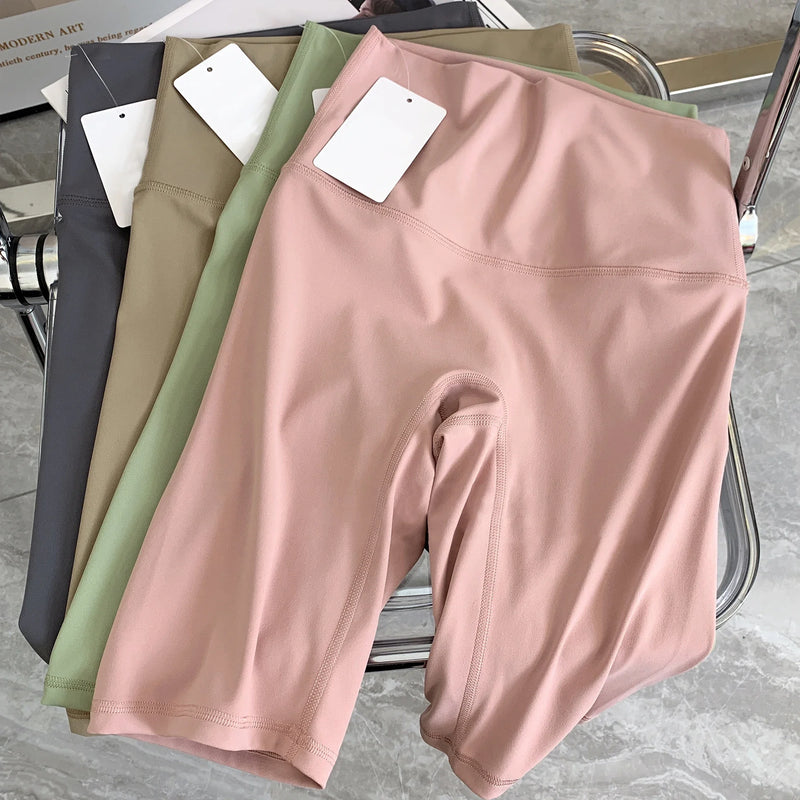 Summer Elastic Breathable Quick-Dry Yoga Shorts