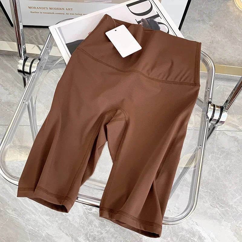 Summer Elastic Breathable Quick-Dry Yoga Shorts