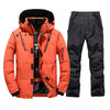 Men’s Thermal Ski Suit – Warm Winter Snowboard Jacket and Bib Pants Set