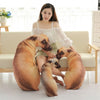 Soft Lifelike Animal Throw Pillow