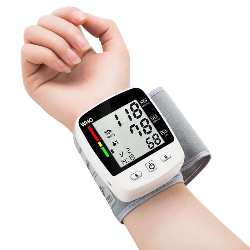 Rechargeable Digital Blood Pressure Monitor Wrist