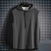 Men’s Lace-Up Hooded Sleeveless Vest – Hip-Hop Sports Tank Top