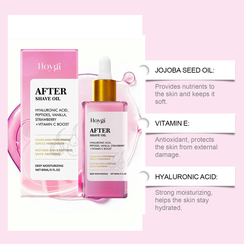 After Shave Oil Strawberry Vanilla Hair Aftershave Care Essential Oil