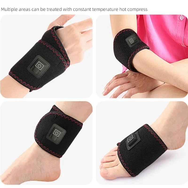 Electric Heated Wrist Brace – 3-Level Temperature Support Wrap