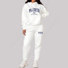 Women’s Madrid Print Tracksuit Set – Hoodie & Sweatpants 2-Piece Outfit