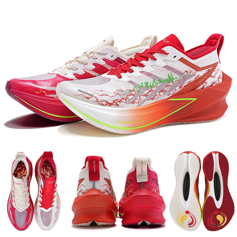 IRUNSVAN Carbon Plate Running Shoes – Cushioned Marathon Shoes for Men & Women