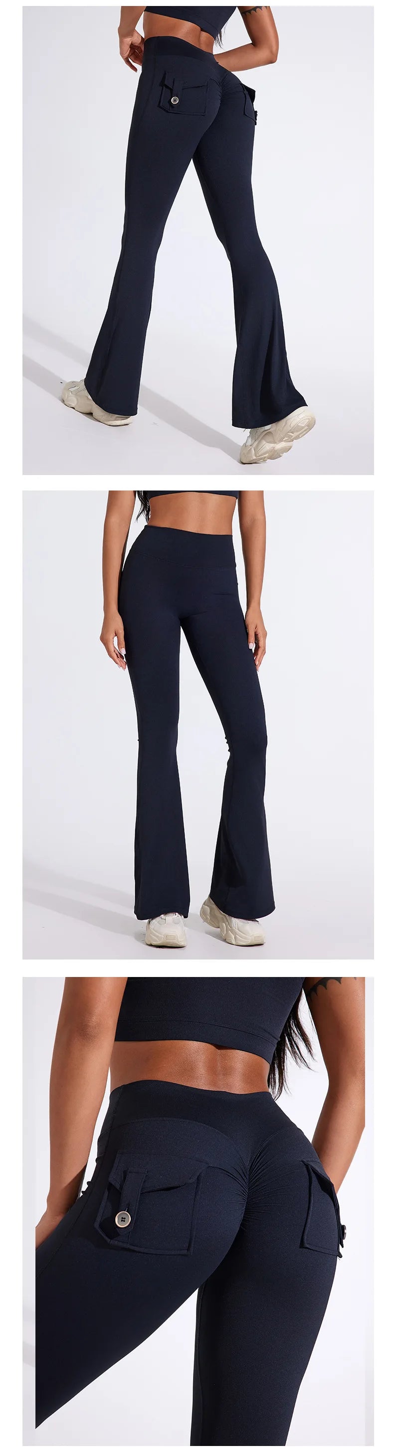 QINACTIVE Women’s Flared Fitness Pants