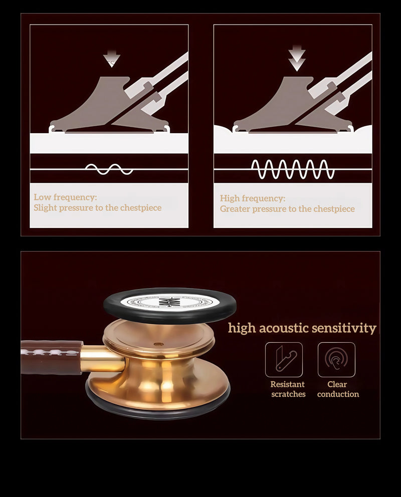 Medical Double-Sided Professional Stethoscope