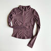 Women’s Slim Fit Zip-Up Yoga Jacket – Quick Dry Fitness Top