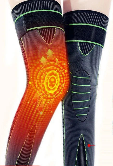 Self-Heating Knee Brace with Mugwort Warmth – Long Knee Support