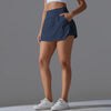 Outdoor Sports High Waist Yoga Tennis Skirt – Breathable Athletic Fitness Skort for Women