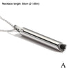 Stainless Steel Mindfulness Breathing Necklace